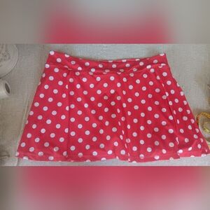 Disney Red and White Polka Dot Skirt